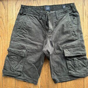 GAP - Mens - Cargo Shorts - Black - Size 28